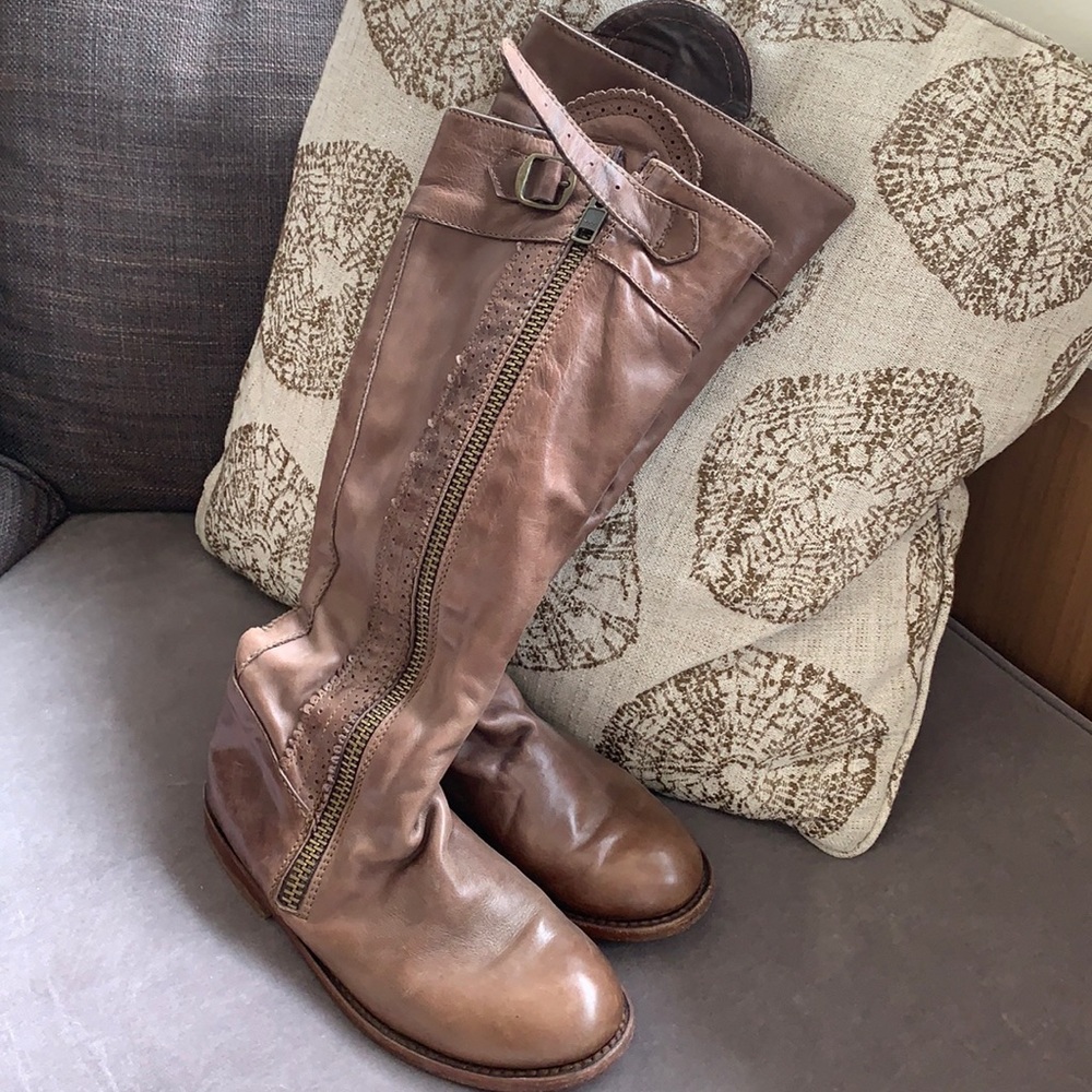 Anouk Brown Tall Boots